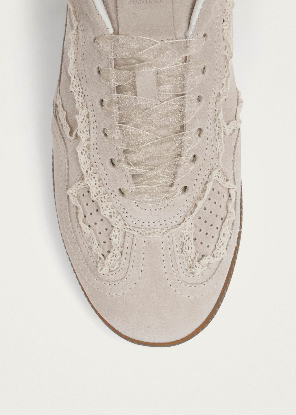 Tb.490 Mule Crochet Cream Leather Sneakers
