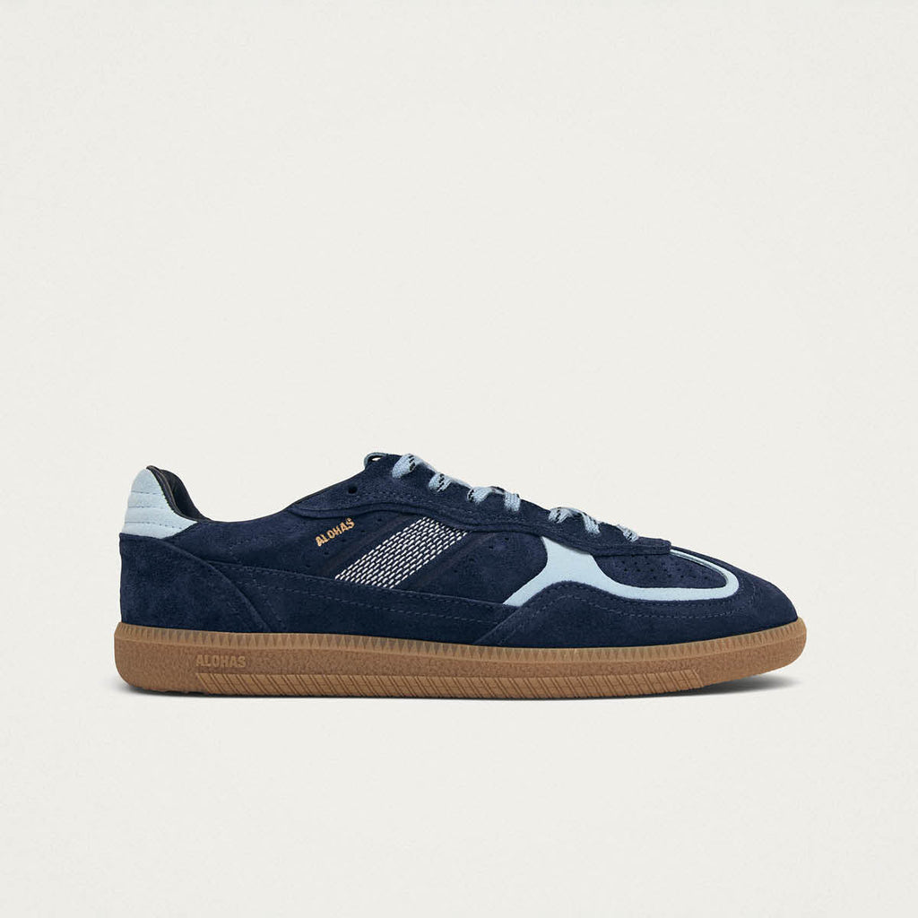 Tb.490 Rife Blue Tones Leather Sneakers