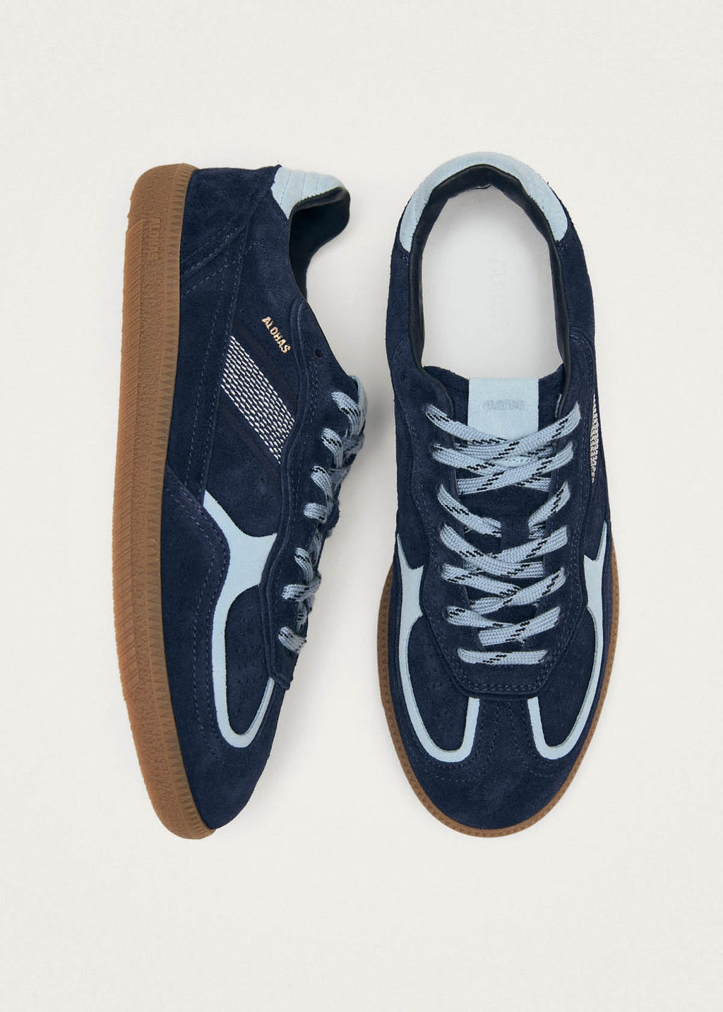 Tb.490 Rife Blue Tones Leather Sneakers