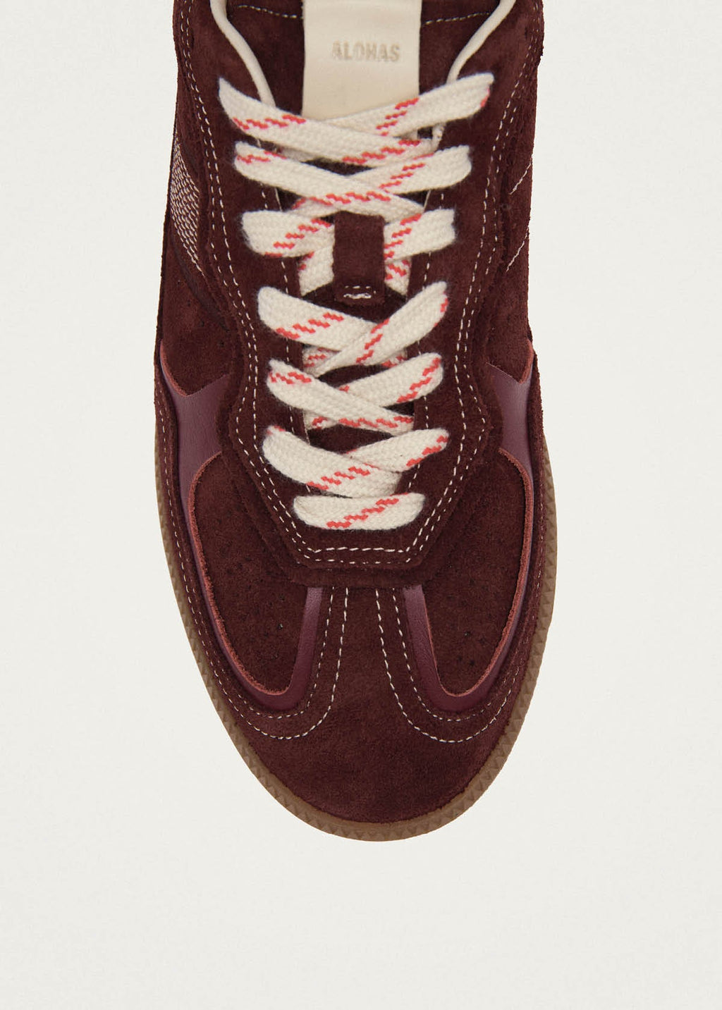 Tb.490 Rife Burgundy Cream Leather Sneakers