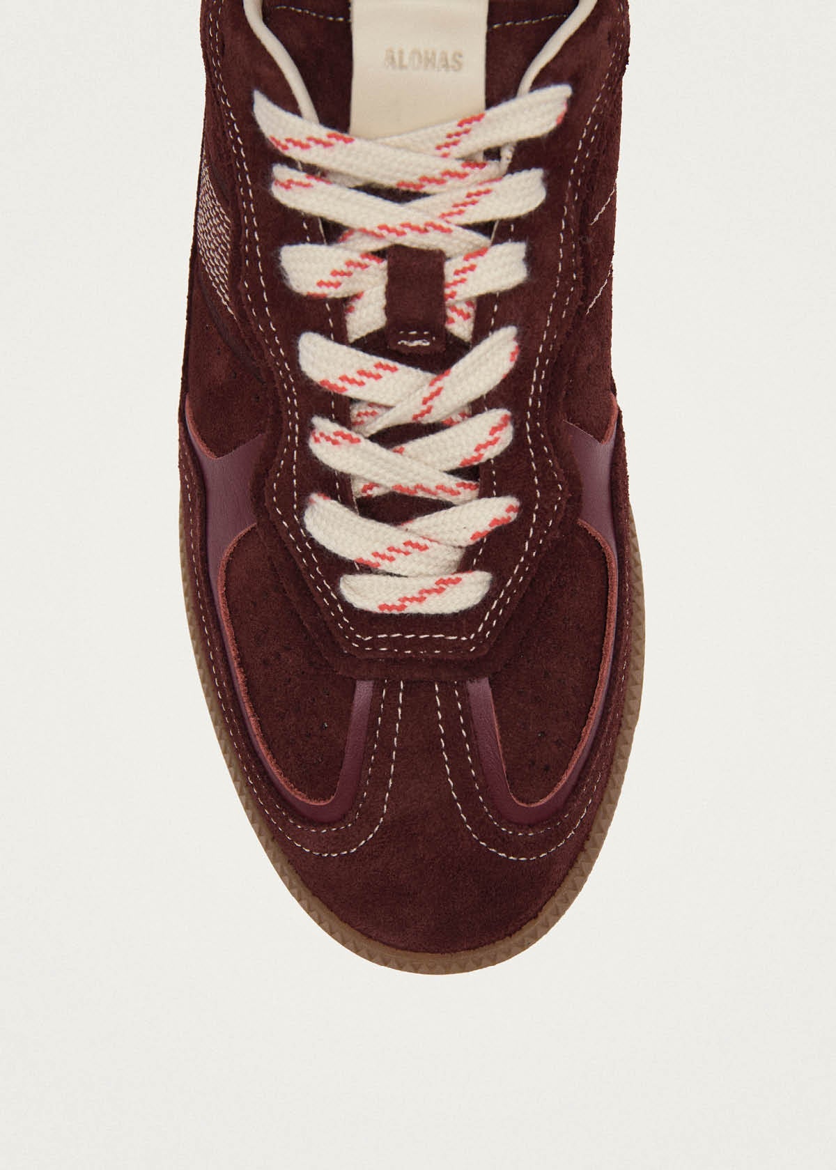Tb.490 Rife Burgundy Cream Leather Sneakers