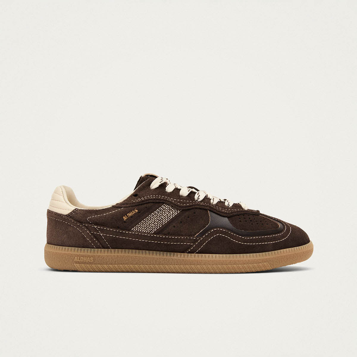 Tb.490 Rife Chocolate Cream Leather Sneakers