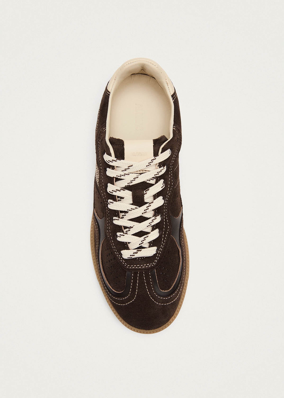 Tb.490 Rife Chocolate Cream Leather Sneakers