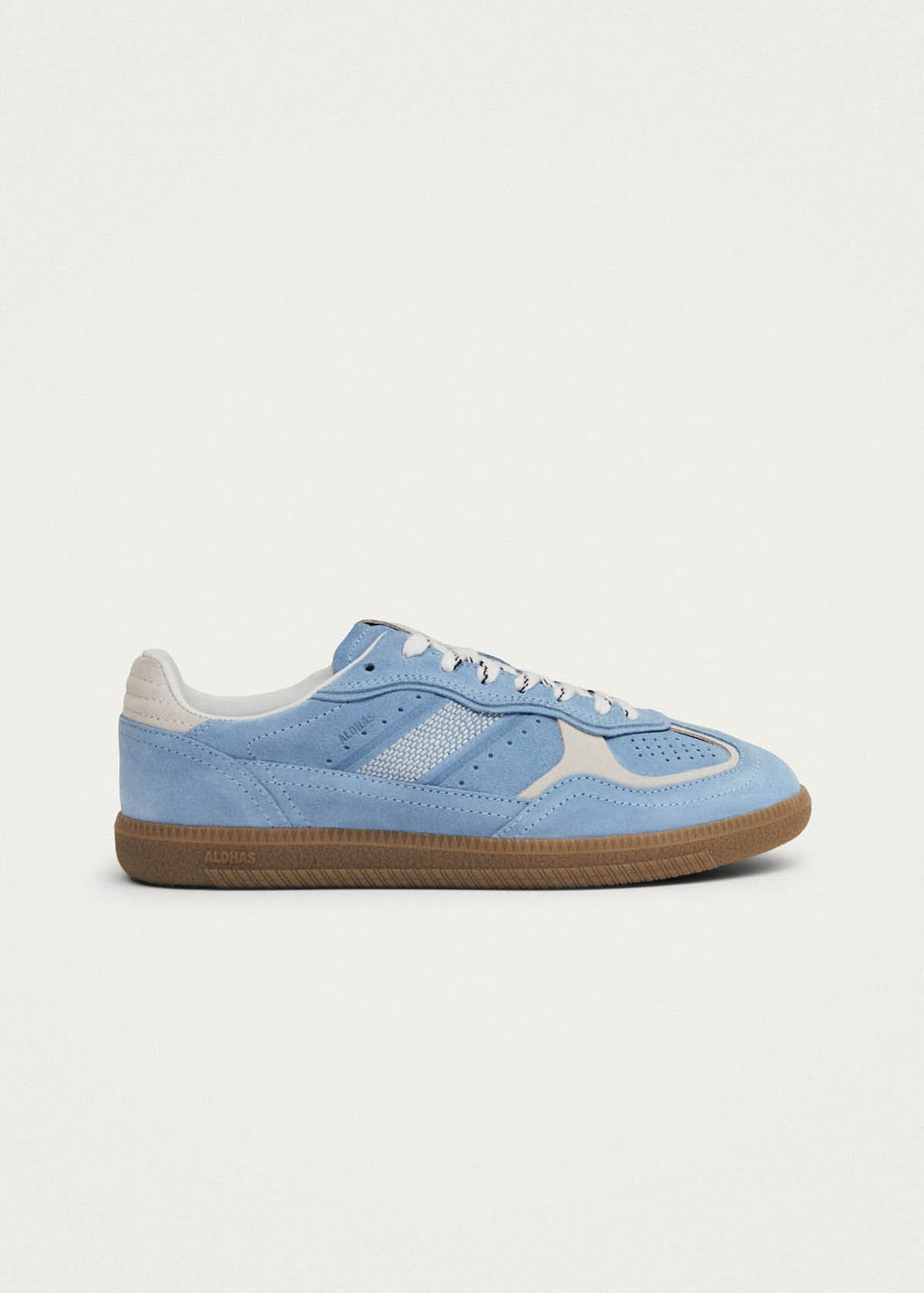 Tb.490 Rife Cornflower Blue Cream Leather Sneakers