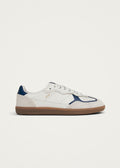 Tb.490 Rife Grain White Navy Leather Sneakers