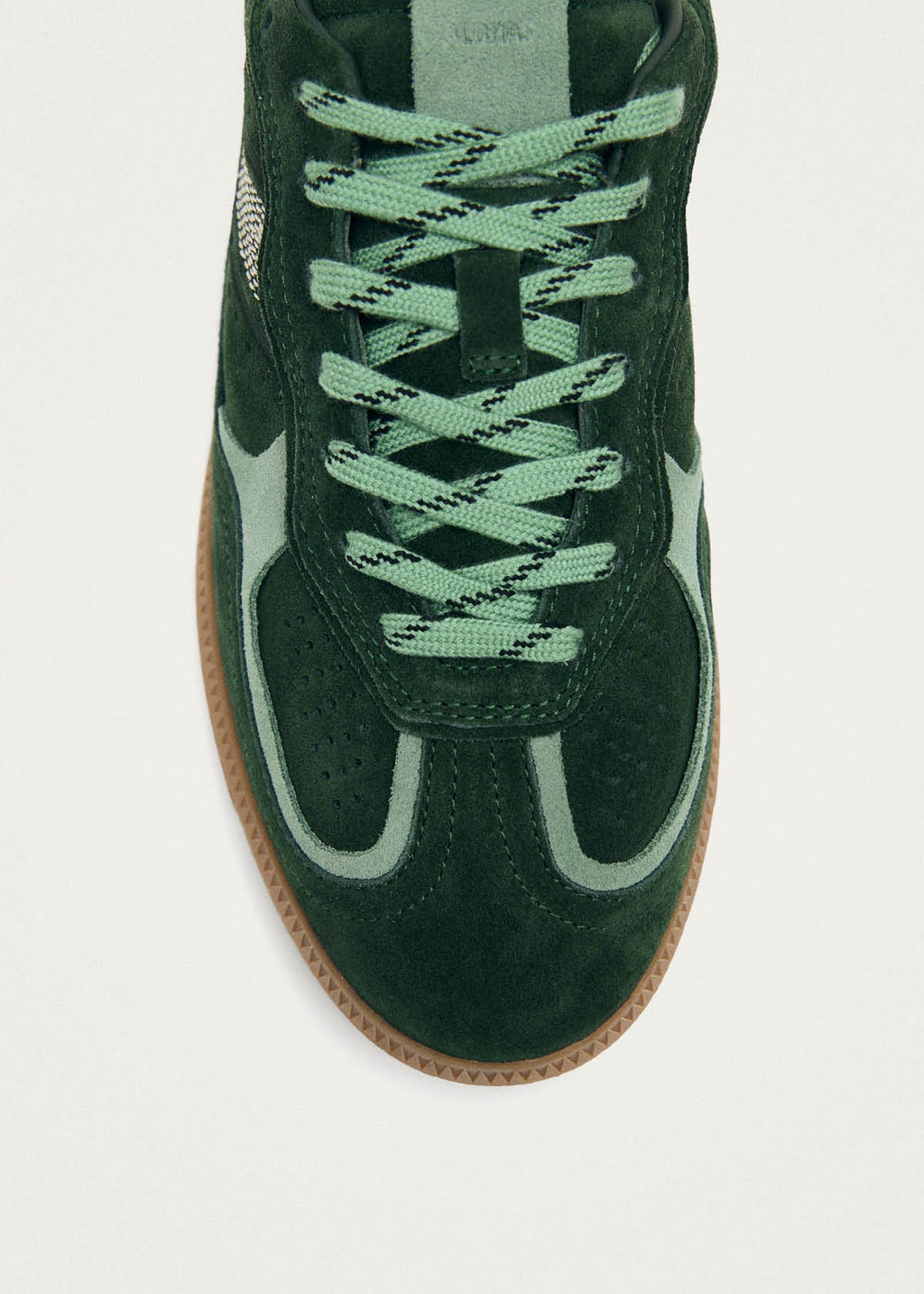 Tb.490 Rife Green Tones Leather Sneakers
