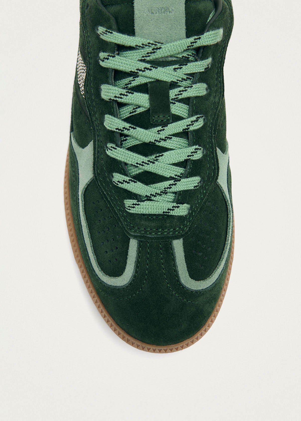 Tb.490 Rife Green Tones Leather Sneakers