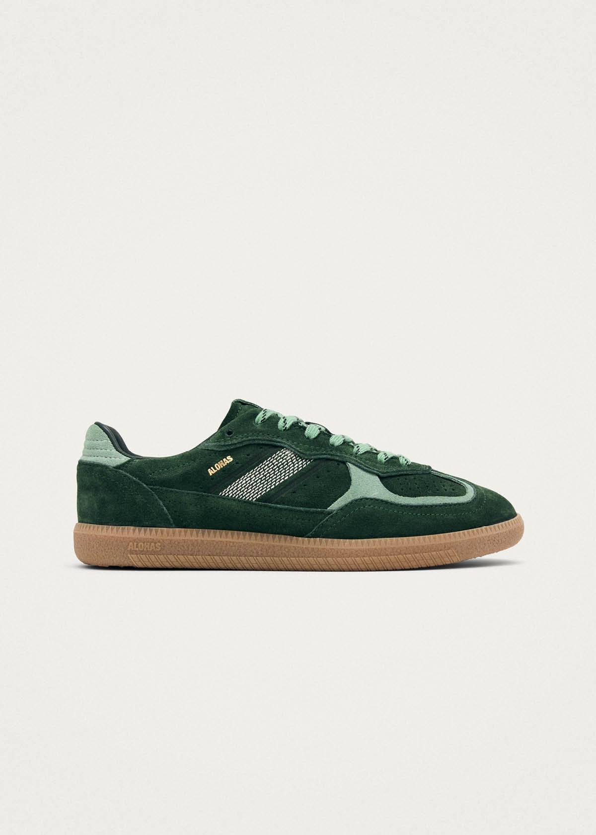 Tb.490 Rife Green Tones Leather Sneakers