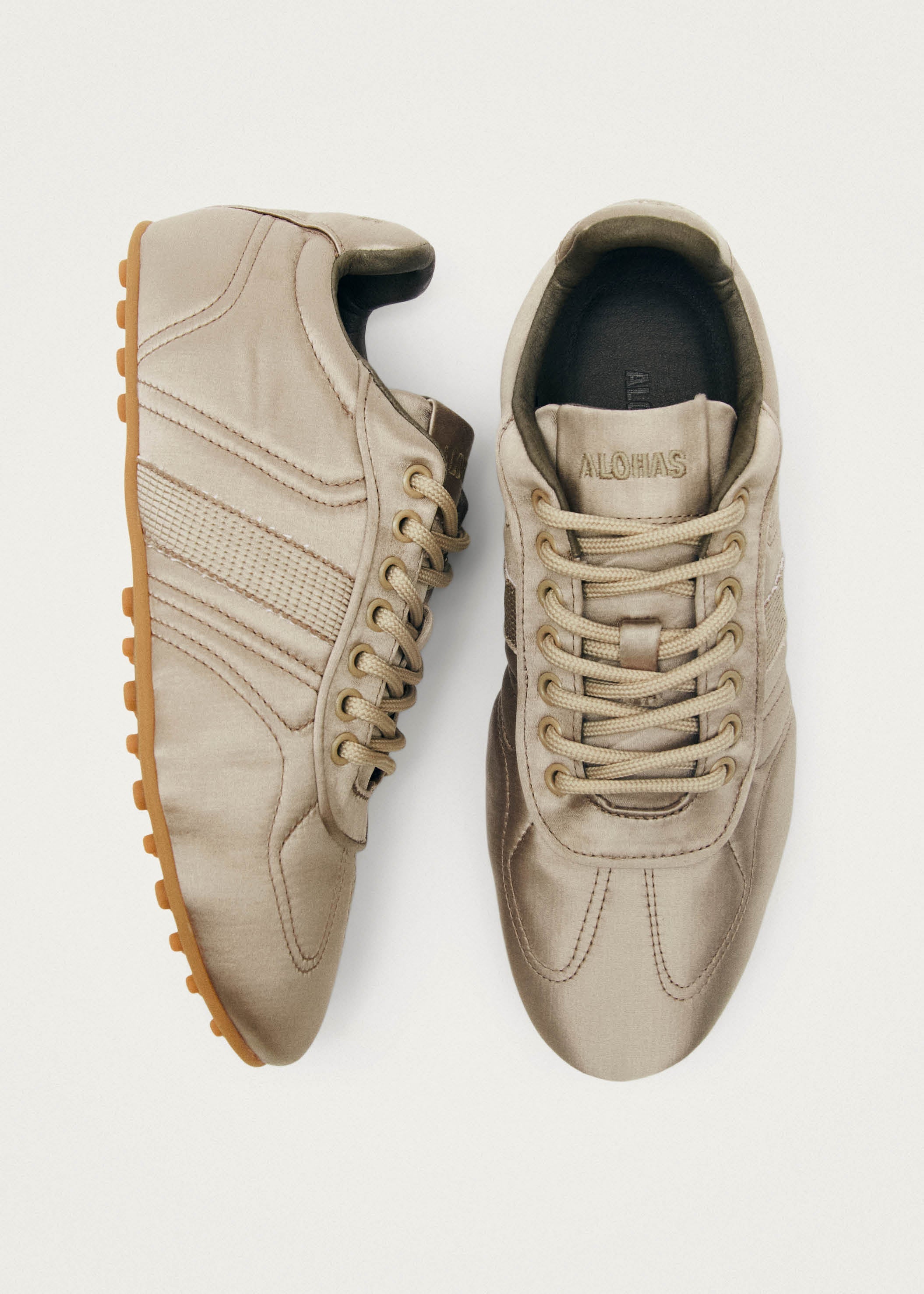 Tb.69 Rife Sheen Taupe Vegan Sneakers