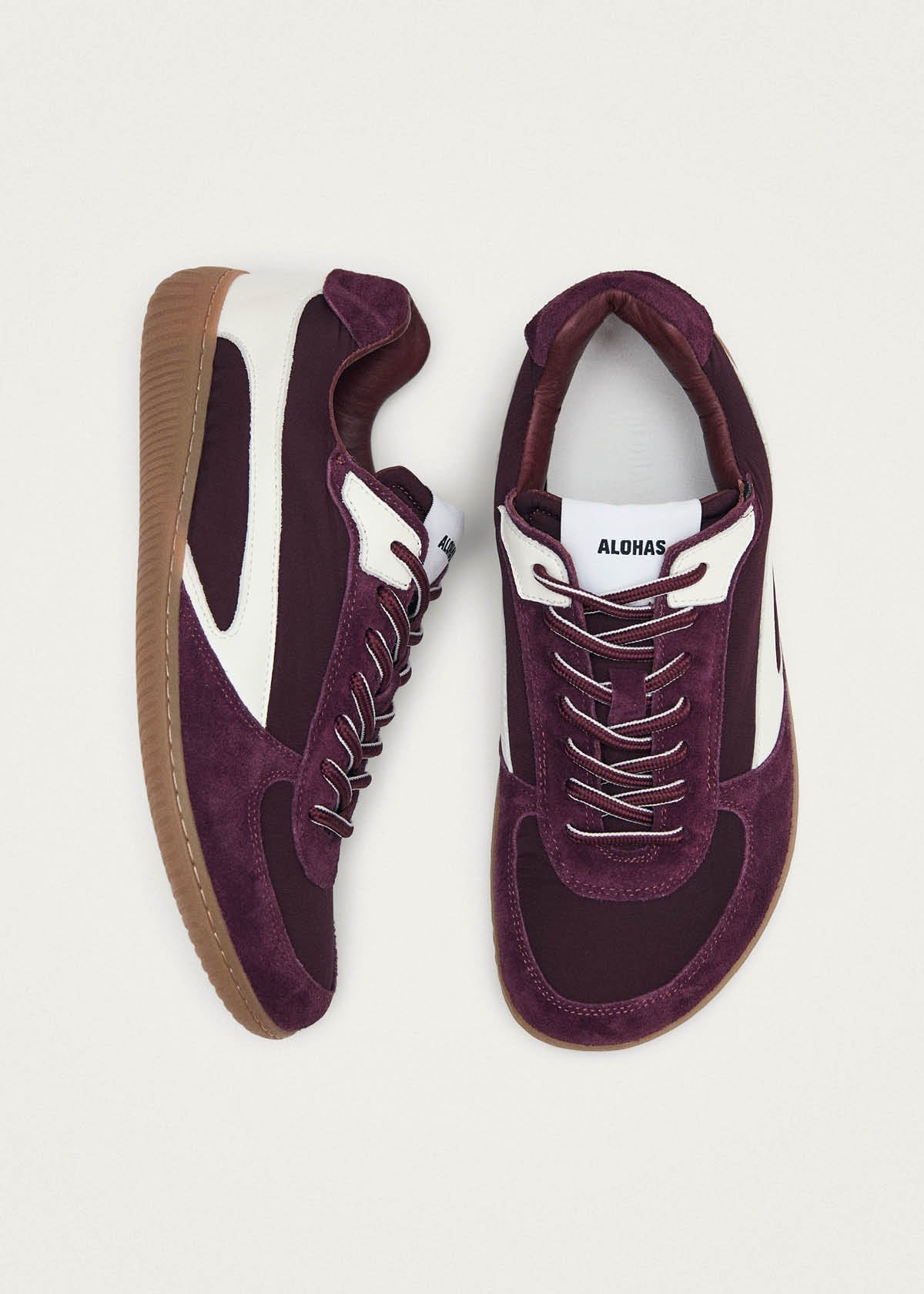 Tb.83 Barefoot Nylon Burgundy Sneakers