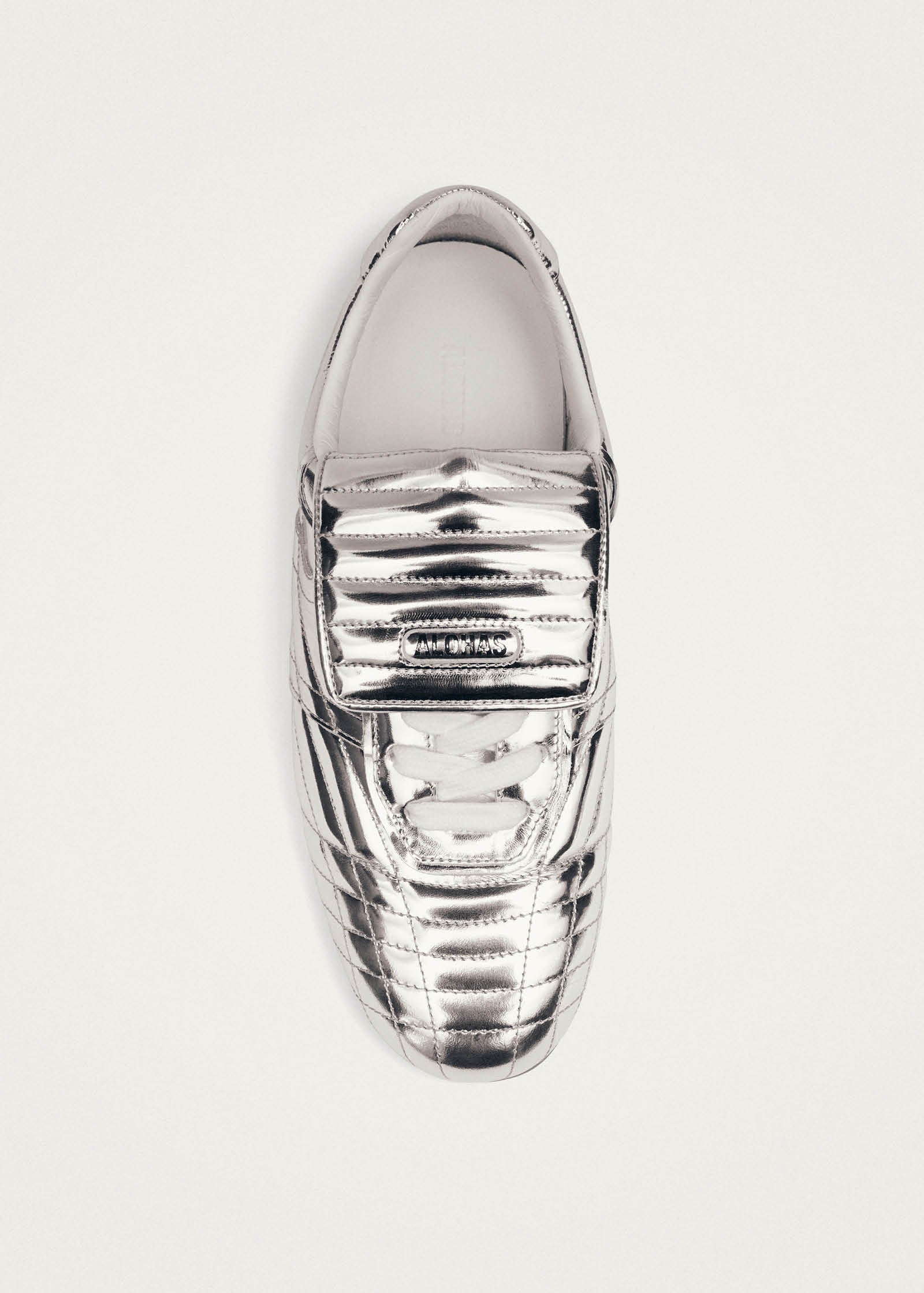 Tb.99 Silver Leather Sneakers