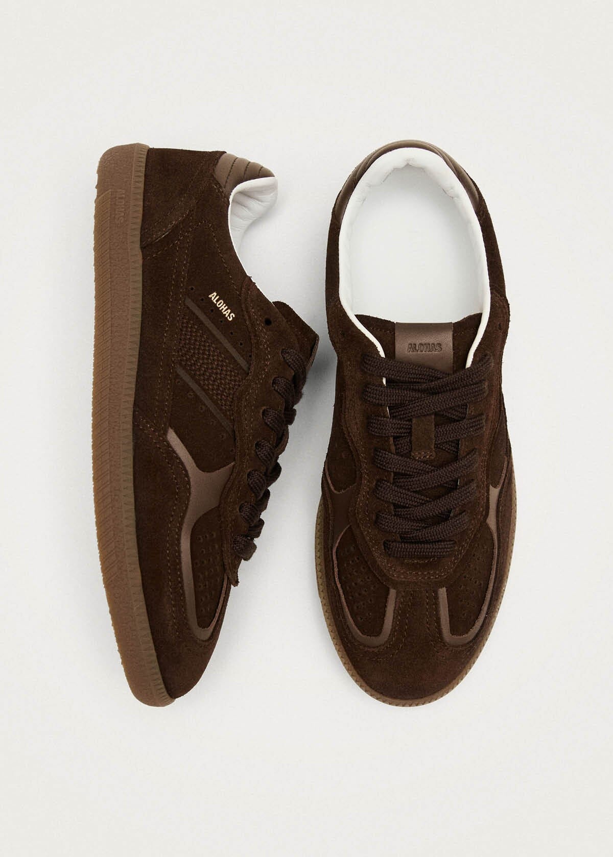 Tb.490 Rife Chocolate Brown Leather Sneakers