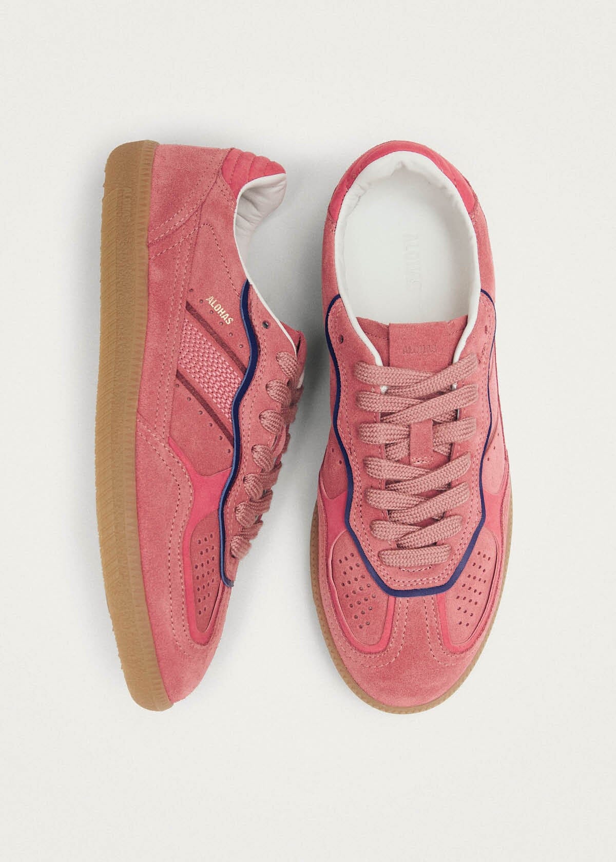 Tb.490 Rife Pink Leather Sneakers